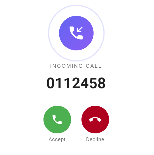 Phone Number Verification window